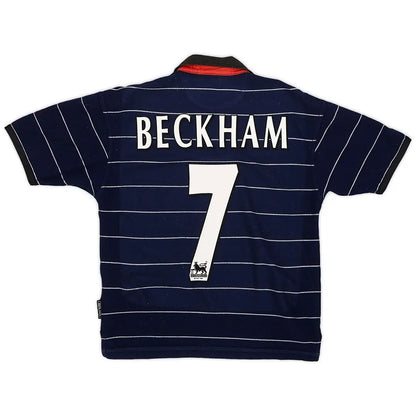 Beckham #7 Manchester United 1999/00 Borte Retro drakt