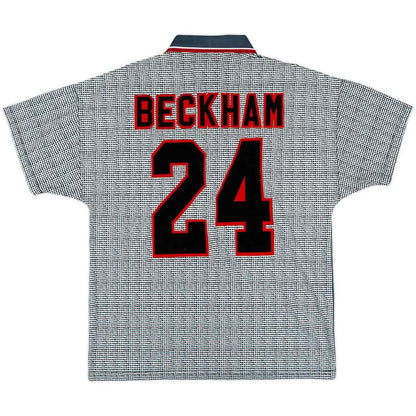 Beckham #24 Manchester United 1995/96 Tredje Retro drakt