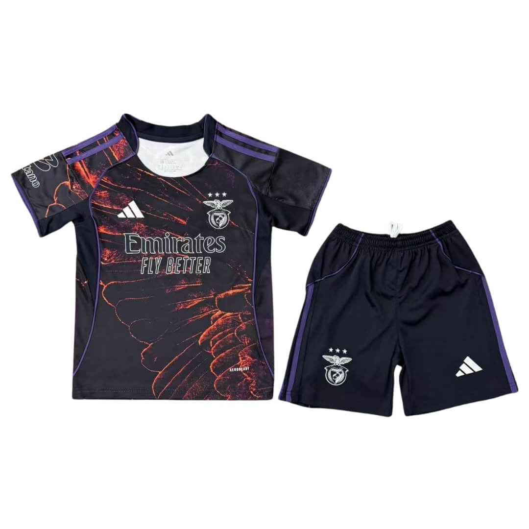 Benfica Fjerde Barn Drakt + Shorts 2025/26