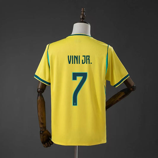 Brasil Hjemme Herrer Fan-drakt Vini Jr. #7 – VM 2026