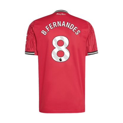 B.FERNANDES #8 Manchester United Hjemme Herrer Fan-drakt 2025/26