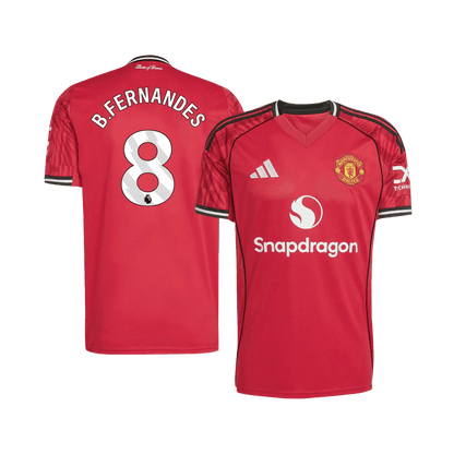 B.FERNANDES #8 Manchester United Hjemme Herrer Fan-drakt 2025/26