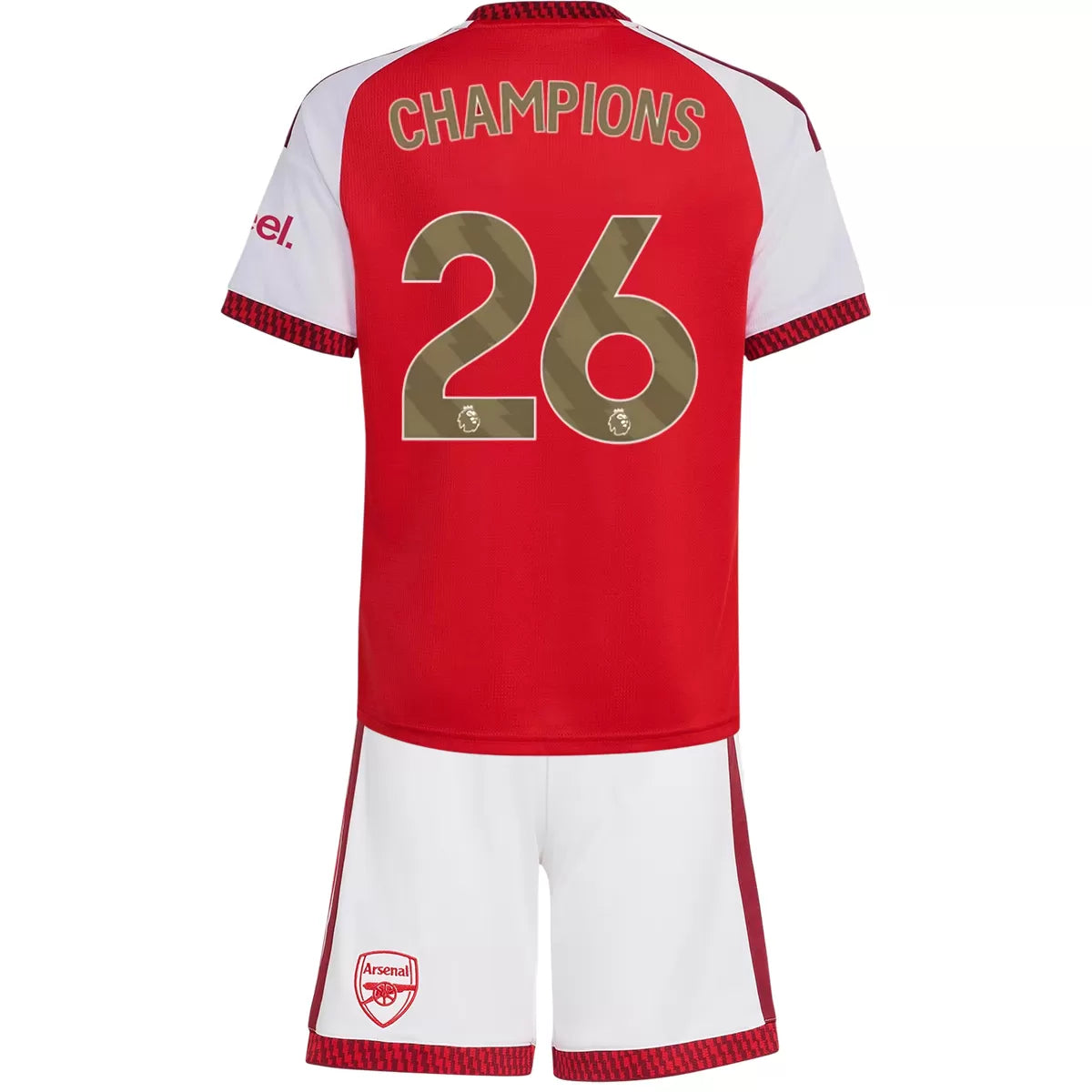 CHAMPIONS #26 Arsenal Hjemme Barn Drakt + Shorts 2026/27