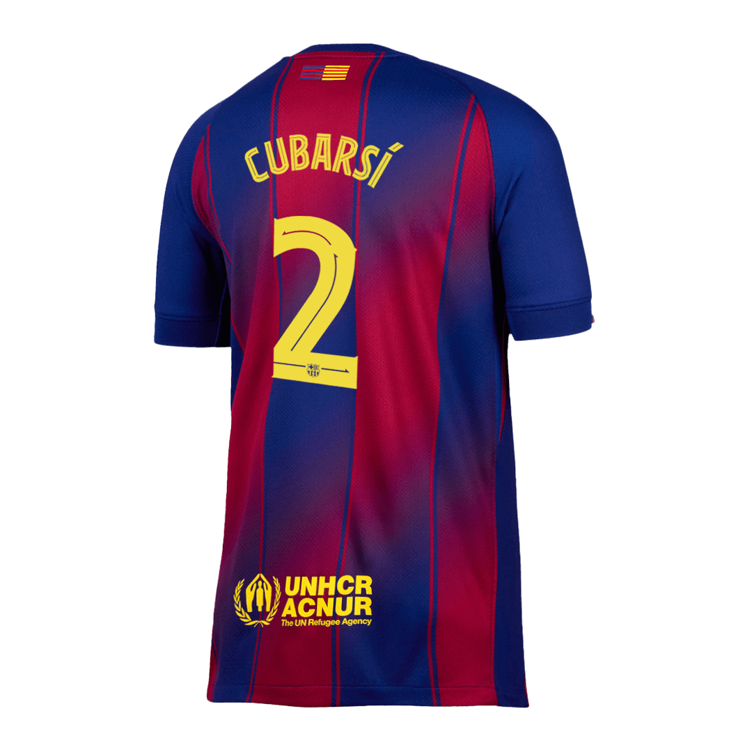 CUBARSÍ #2 Barcelona Hjemme UCL Herrer Fan-drakt 2025/26