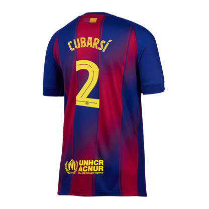 CUBARSÍ #2 Barcelona Hjemme UCL Herrer Fan-drakt 2025/26