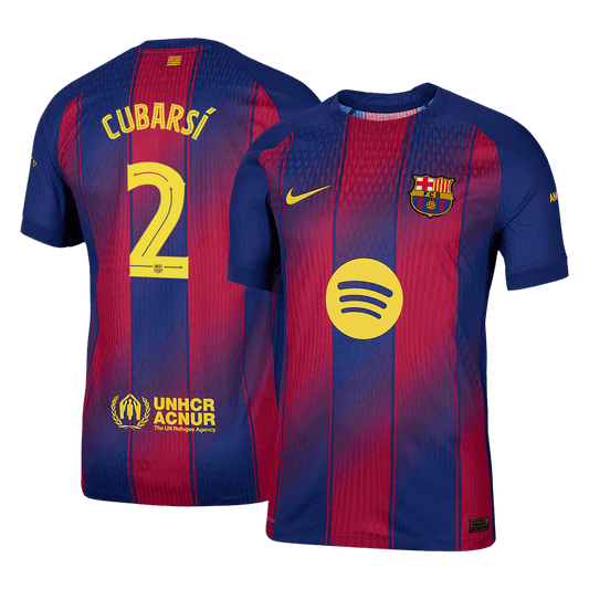 CUBARSÍ #2 Barcelona Hjemme UCL Herrer Matchdrakt 2025/26