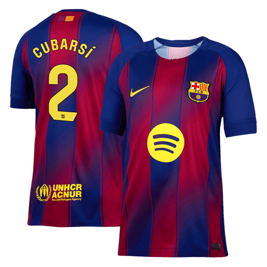 CUBARSÍ #2 Barcelona Hjemme Herrer Fan-drakt 2025/26