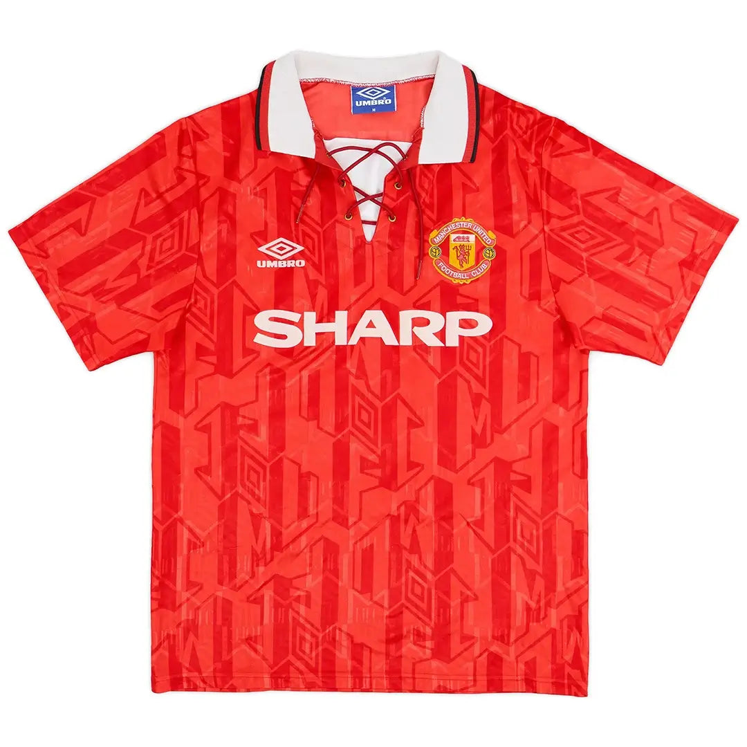 Cantona #7 Manchester United 1992/94 Hjemme Retro drakt
