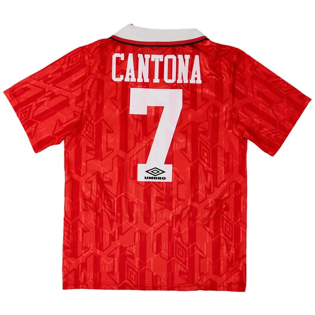 Cantona #7 Manchester United 1992/94 Hjemme Retro drakt