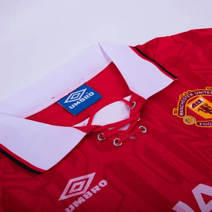 Cantona #7 Manchester United 1992/94 Hjemme Retro drakt