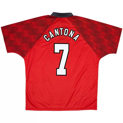 CANTONA #7 Manchester United 1996/98 Hjemme Retro drakt