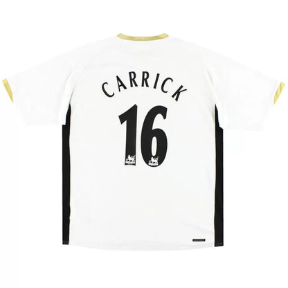 Carrick #16 Manchester United 2006/08 Borte Retro drakt