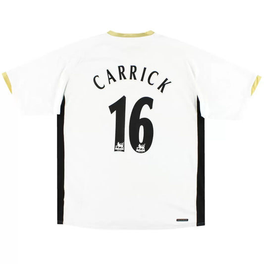 Carrick #16 Manchester United 2006/08 Borte Retro drakt