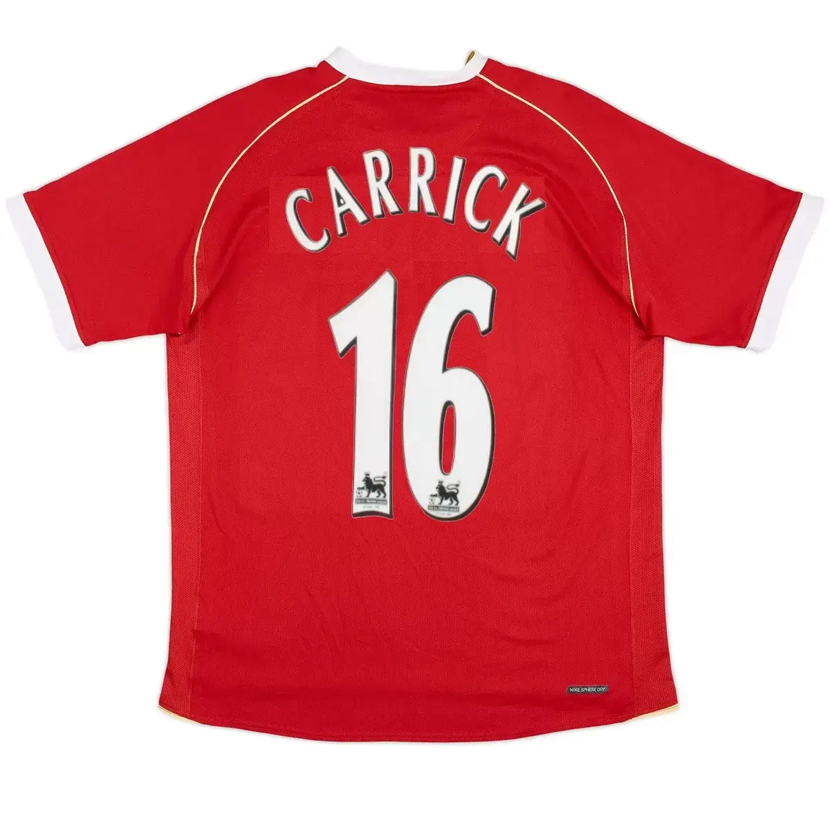Carrick #16 Manchester United 2006/07 Hjemme Retro drakt