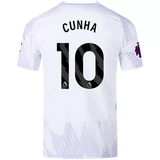 Cunha #10 Manchester United Borte Herrer Fan-drakt 2025/26