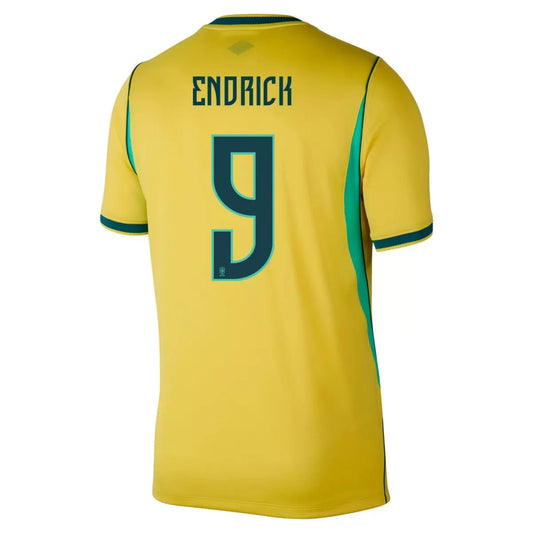Brasil Hjemme Herrer Fan-drakt Endrick #9 – VM 2026