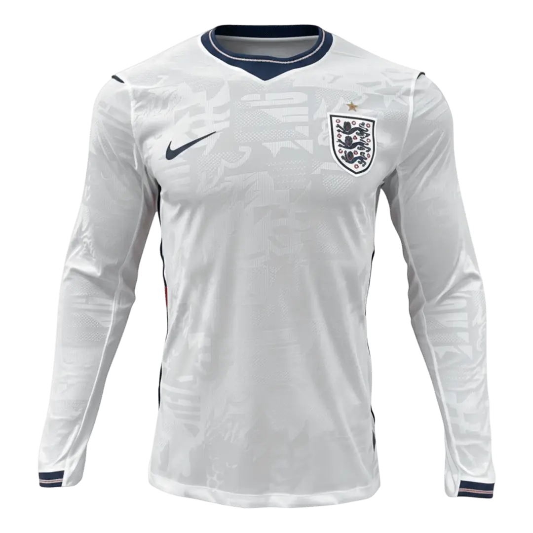 England Hjemme Herrer Matchdrakt Langermet – VM 2026