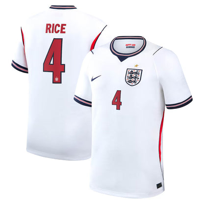England Hjemme Herrer Matchdrakt Rice #4 – VM 2026