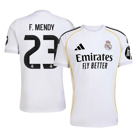 F.MENDY #23 Real Madrid Hjemme Herrer Fan-drakt 2025/26