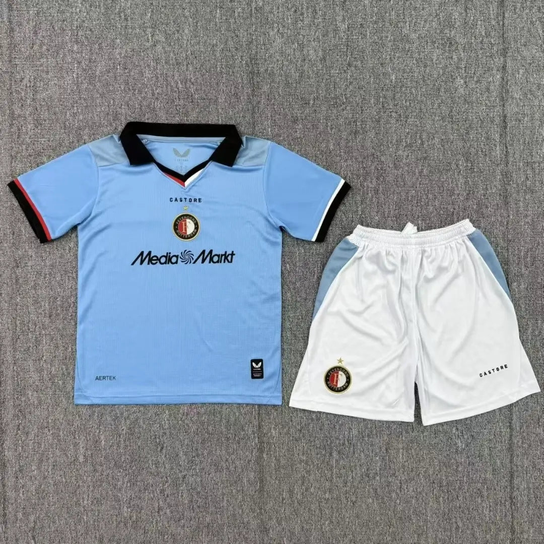 Feyenoord Rotterdam Borte Barn Drakt + Shorts 2026/27