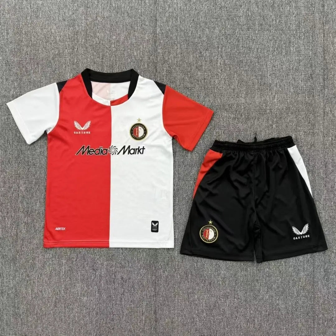 Feyenoord Rotterdam Hjemme Barn Drakt + Shorts 2026/27