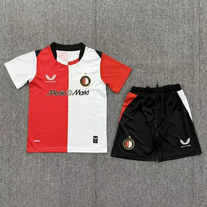 Feyenoord Rotterdam Hjemme Barn Drakt + Shorts 2026/27