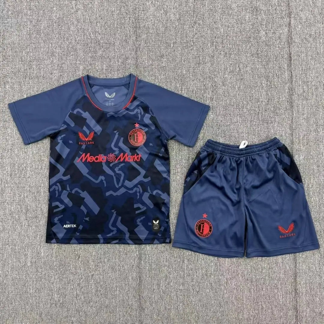 Feyenoord Rotterdam Tredje Barn Drakt + Shorts 2026/27