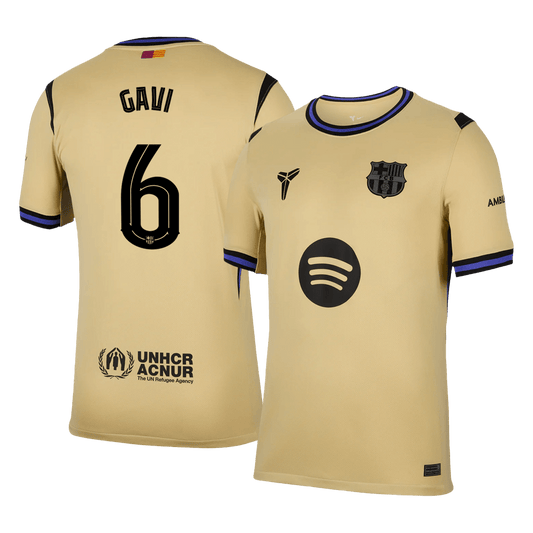 GAVI #6 Barcelona Borte UCL Herrer Fan-drakt 2025/26