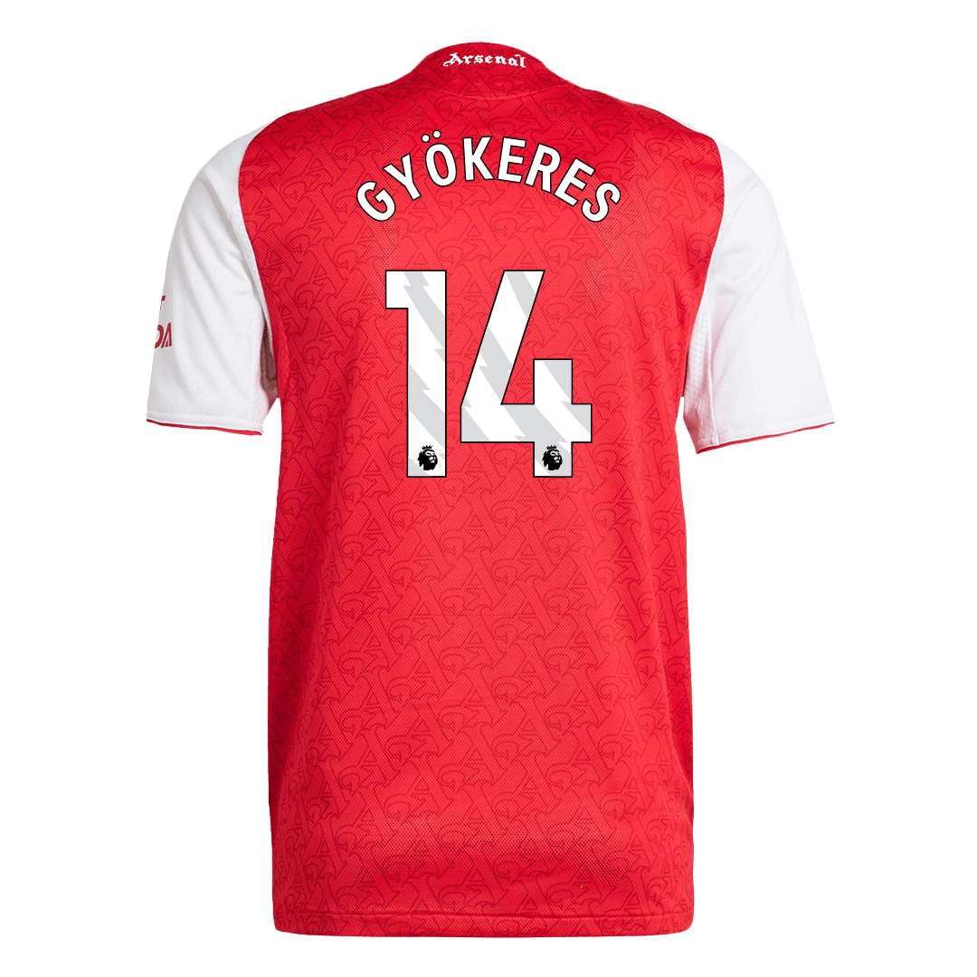 GYÖKERES #14 Arsenal Hjemme Herrer Matchdrakt 2025/26