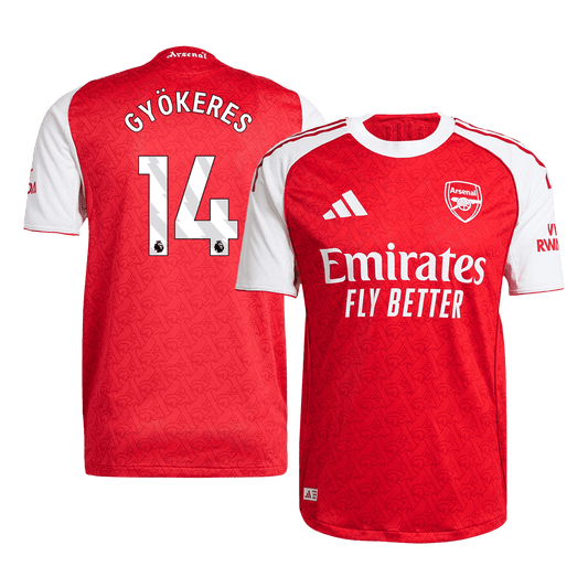 GYÖKERES #14 Arsenal Hjemme Herrer Matchdrakt 2025/26
