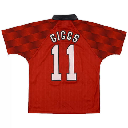 GIGGS #11 Manchester United 1996/98 Hjemme Retro drakt