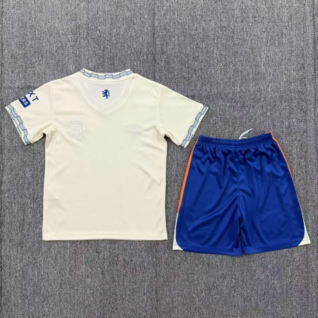 Glasgow Rangers Borte Barn Drakt + Shorts 2026/27