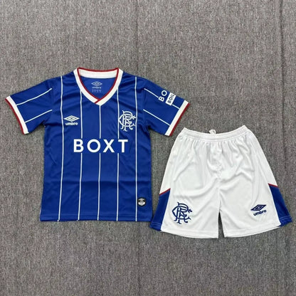 Glasgow Rangers Hjemme Barn Drakt + Shorts 2026/27