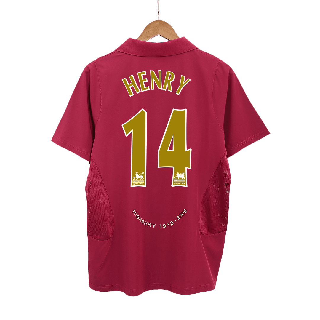 HENRY #14 Arsenal 2005/06 Hjemme Retro drakt