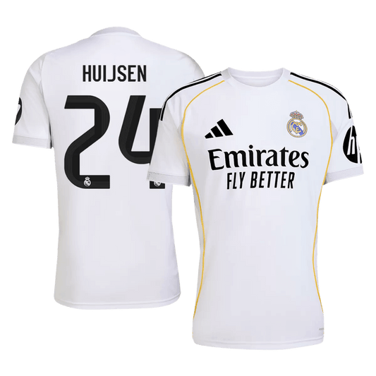 HUIJSEN #24 Real Madrid Hjemme Herrer Fan-drakt 2025/26