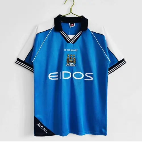 HAALAND #15 Manchester City 1999/01 Hjemme Retro drakt