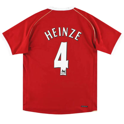 Heinze #4 Manchester United 2006/07 Hjemme Retro drakt