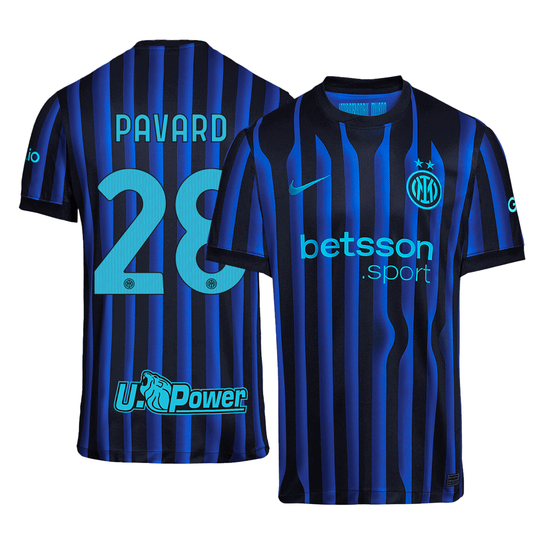 PAVARD #28 Inter Milan Hjemme Herrer Fan-drakt 2025/26