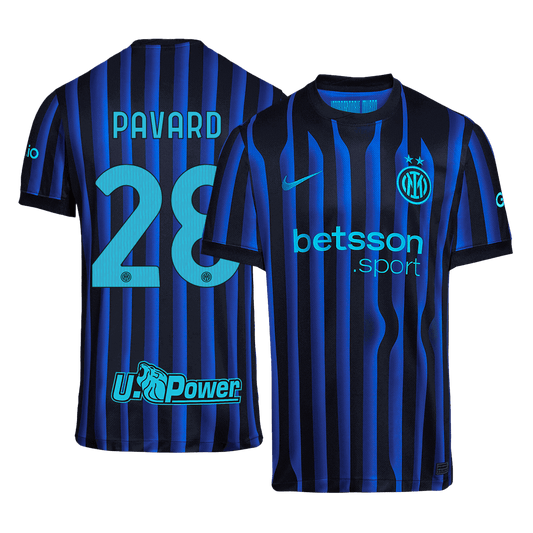 PAVARD #28 Inter Milan Hjemme Herrer Fan-drakt 2025/26