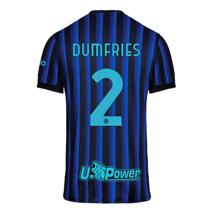 DUMFRIES #2 Inter Milan Hjemme Herrer Fan-drakt 2025/26
