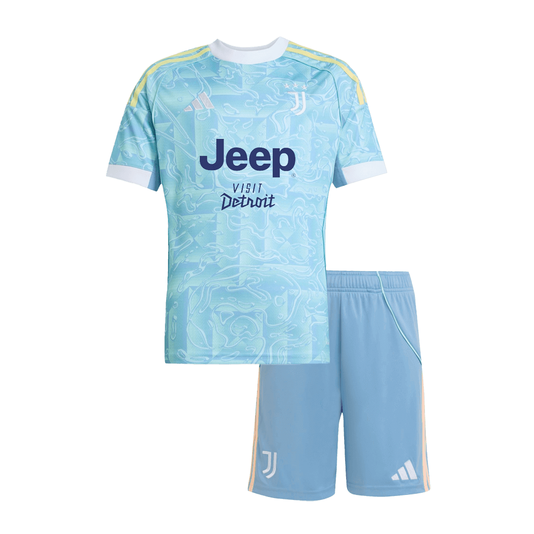 Juventus Borte Barn Drakt + Shorts 2025/26