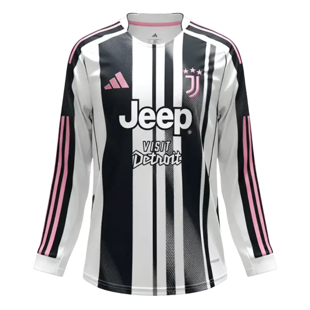 Juventus Hjemme Herrer Fan-drakt 2025/26 Langermet