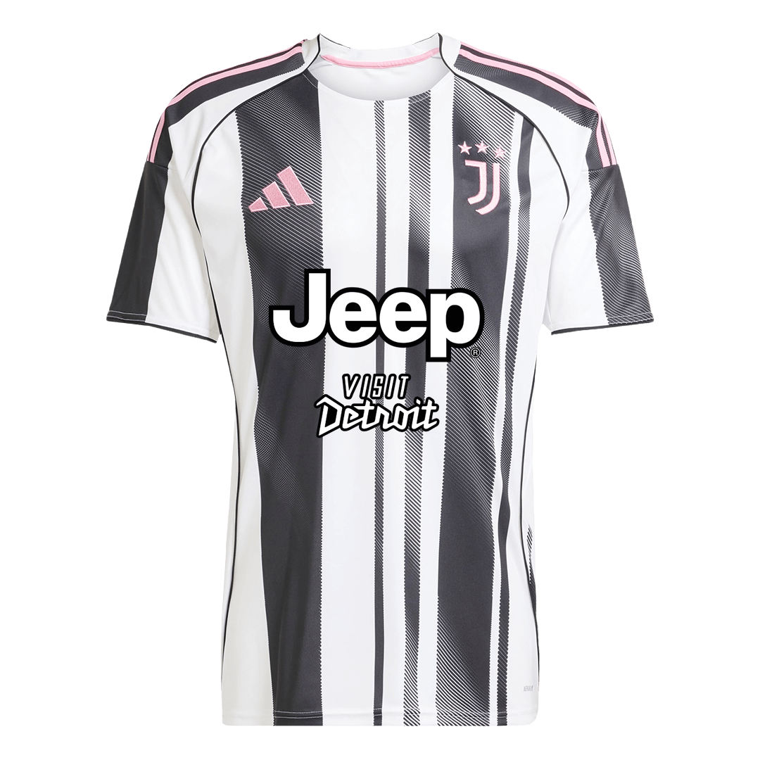 YILDIZ #10 Juventus Hjemme Svart og Hvit Herrer Fan-drakt 2025/26