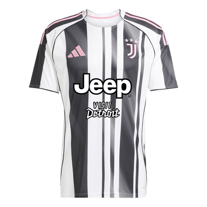YILDIZ #10 Juventus Hjemme Svart og Hvit Herrer Fan-drakt 2025/26