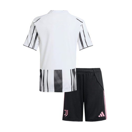 Juventus Hjemme Svart og Hvit Barn Drakt + Shorts 2025/26