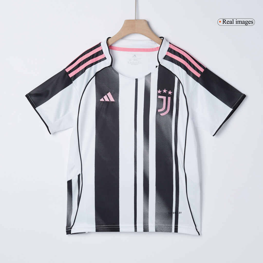 Juventus Hjemme Svart og Hvit Barn Drakt + Shorts 2025/26