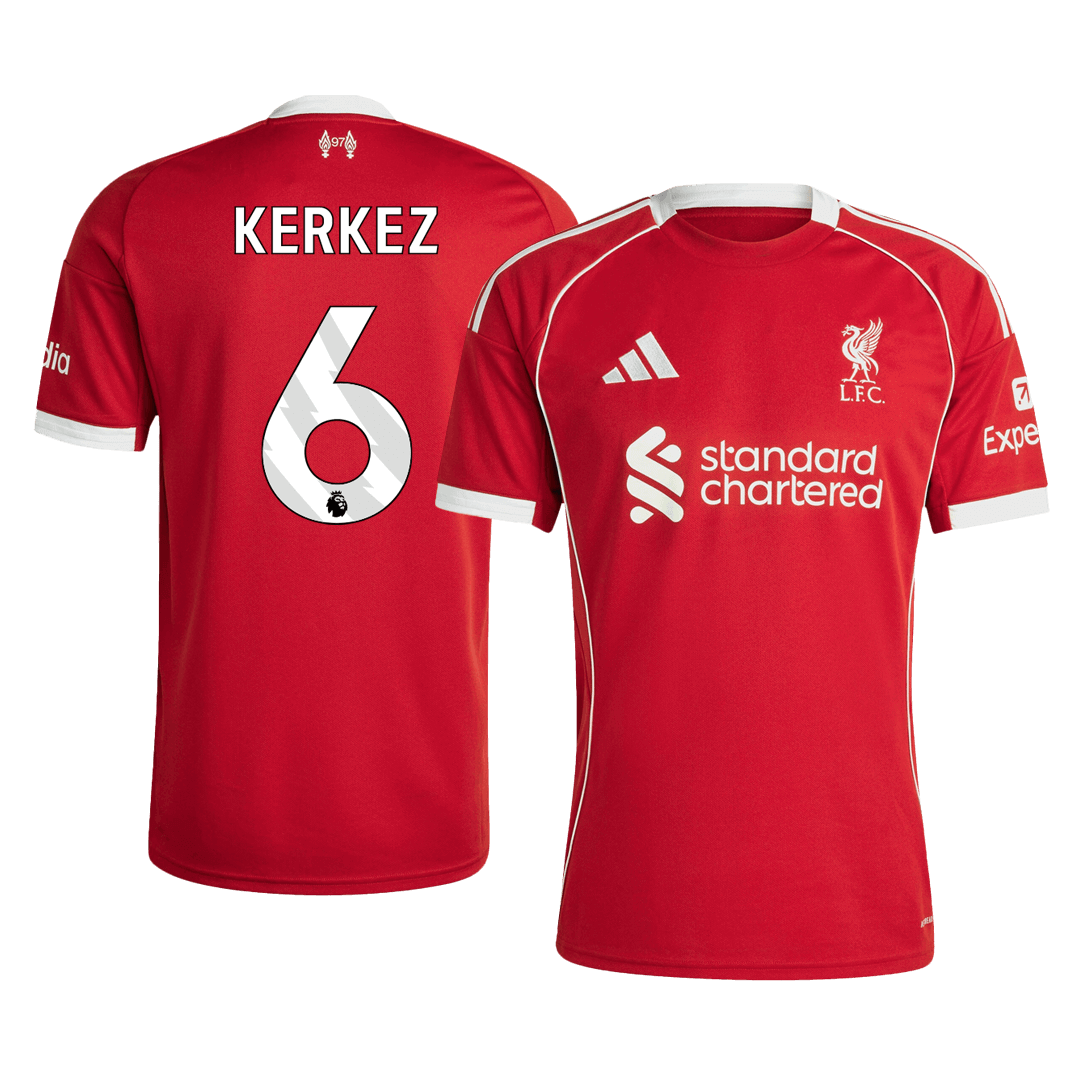 KERKEZ #6 Liverpool Hjemme Herrer Fan-drakt 2025/26