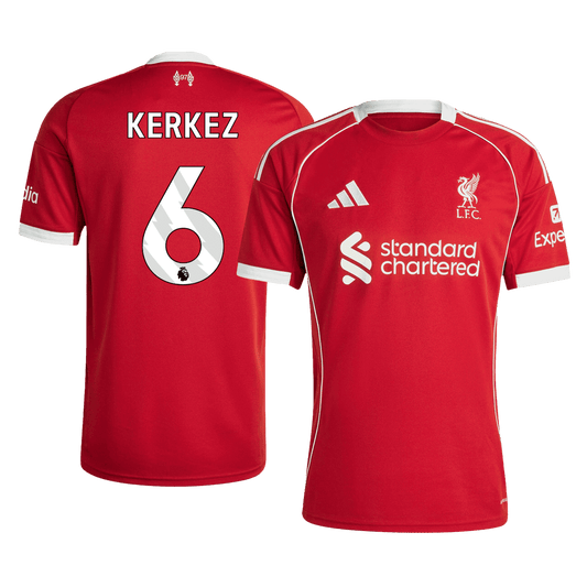 KERKEZ #6 Liverpool Hjemme Herrer Fan-drakt 2025/26