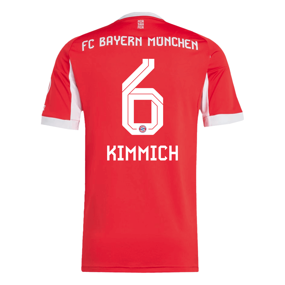 KIMMICH #6 Bayern Munich Hjemme Herrer Fan-drakt 2025/26