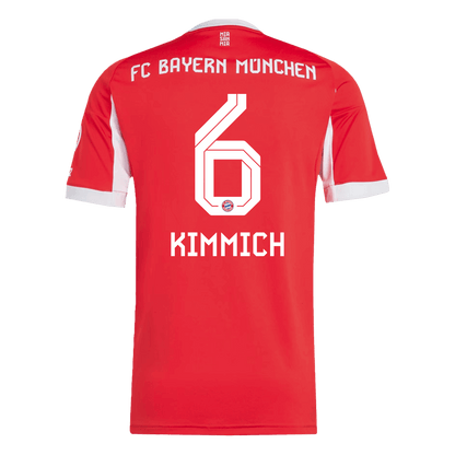 KIMMICH #6 Bayern Munich Hjemme Herrer Fan-drakt 2025/26